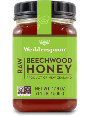 Wedderspoon Honey Beechwood 100 Percent Raw 17.6 oz