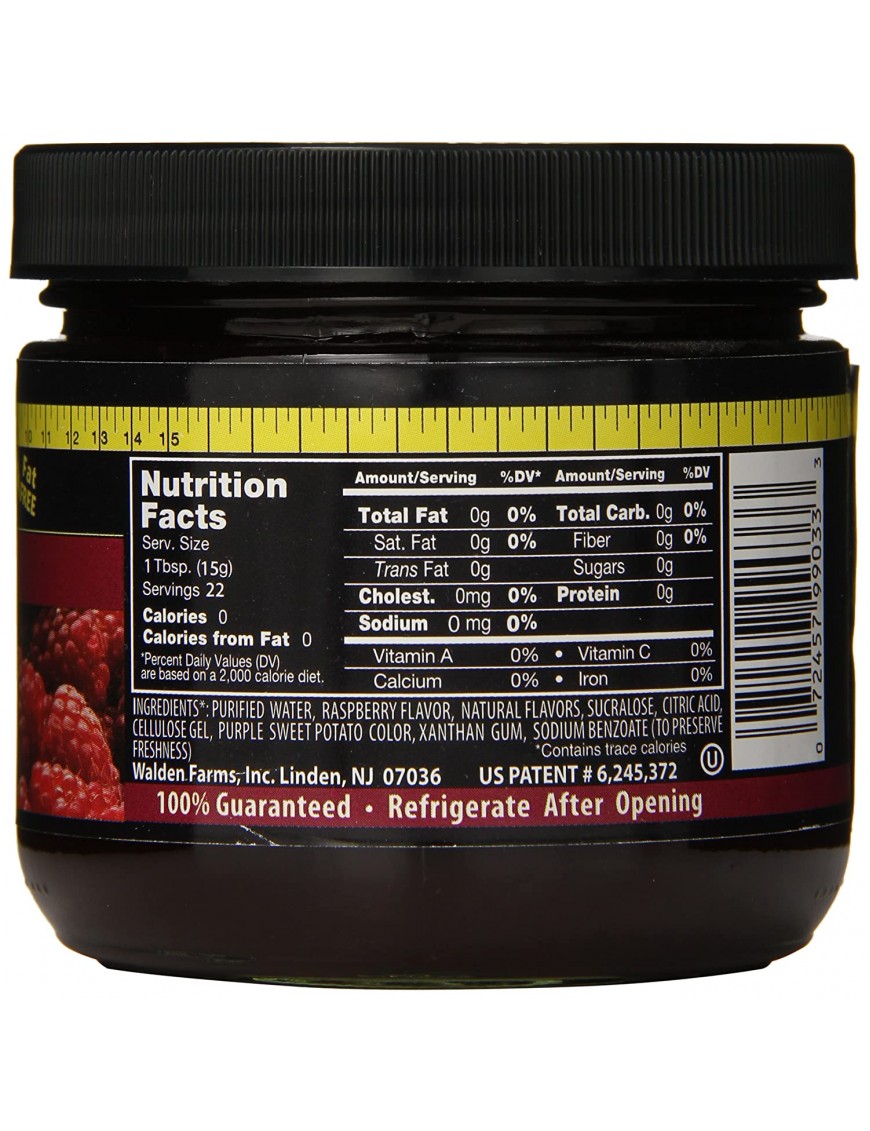 Walden Farms Calorie Free Raspberry Fruit Spread (6 Pack)