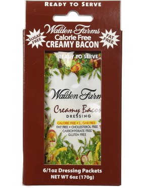 Walden Farms Creamy Bacon Drsg Pkt (6 Pack)