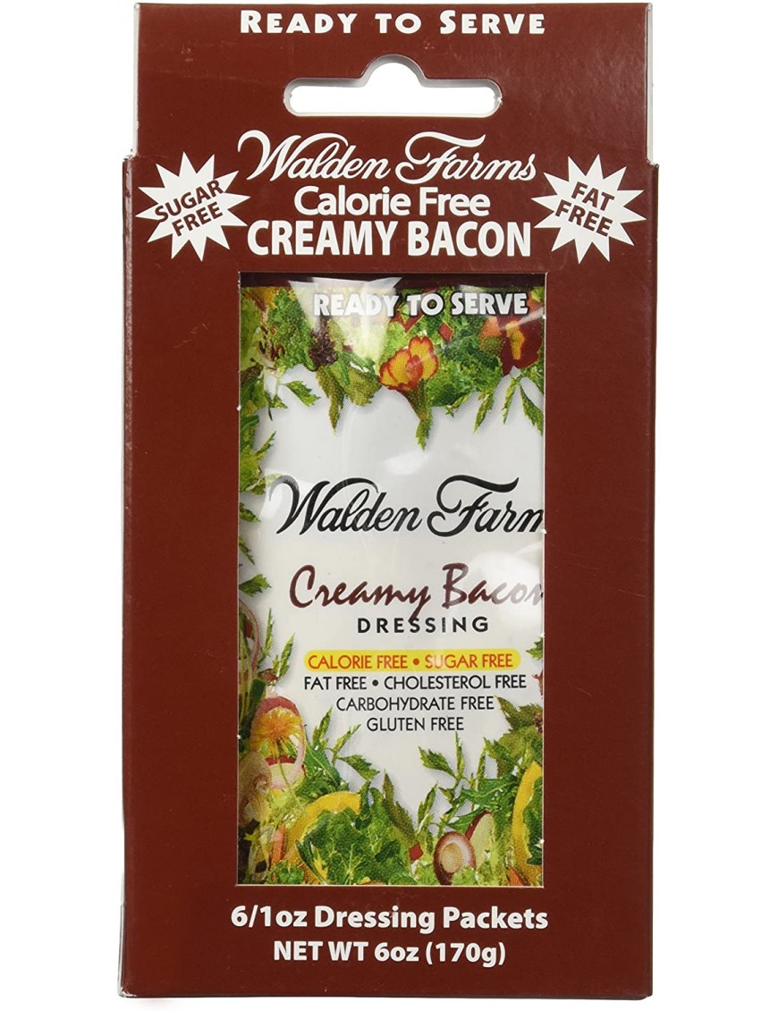 Walden Farms Creamy Bacon Drsg Pkt (6 Pack)