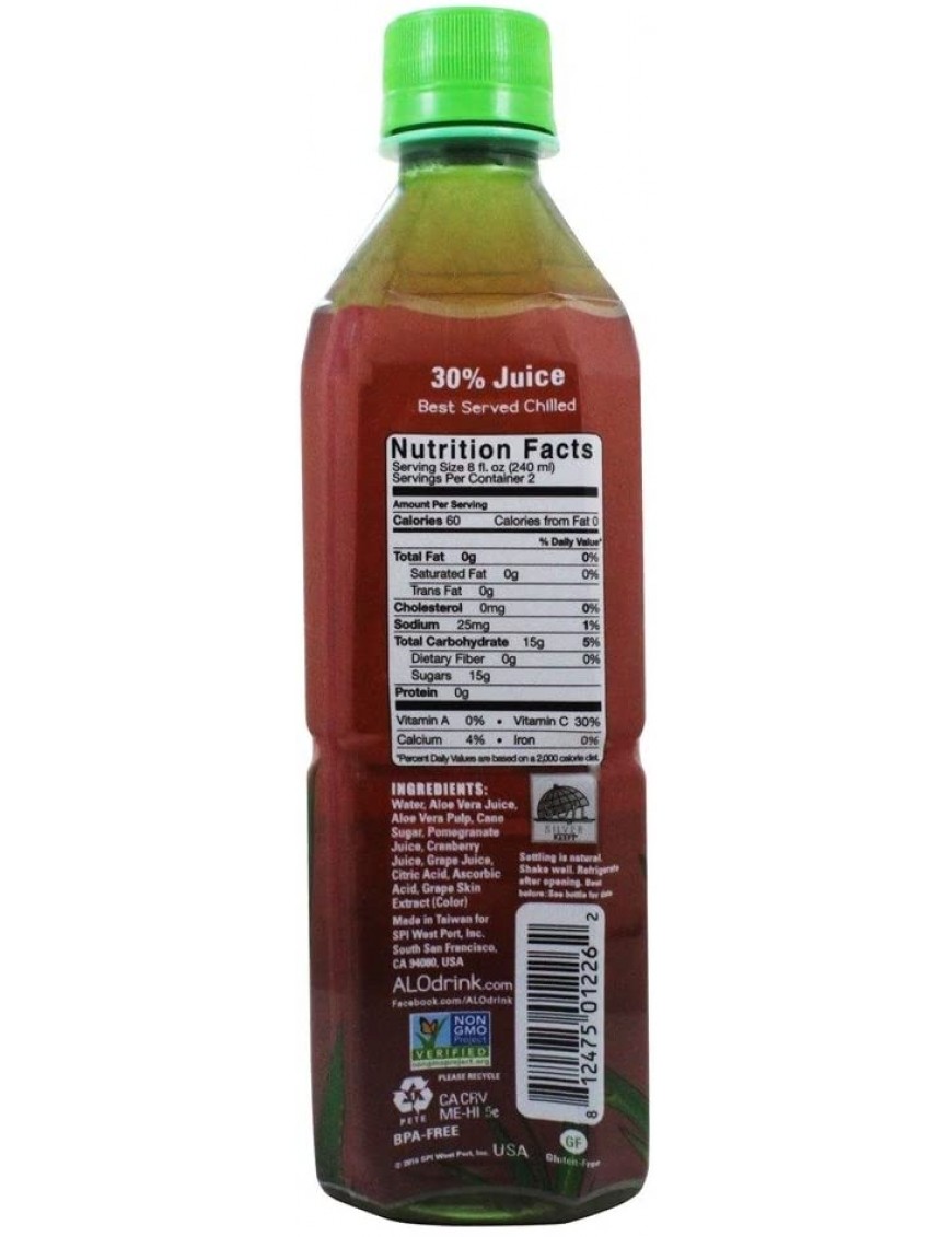 Alo Pomegranate, Cran, & Aloe Enrich (12 Pack)