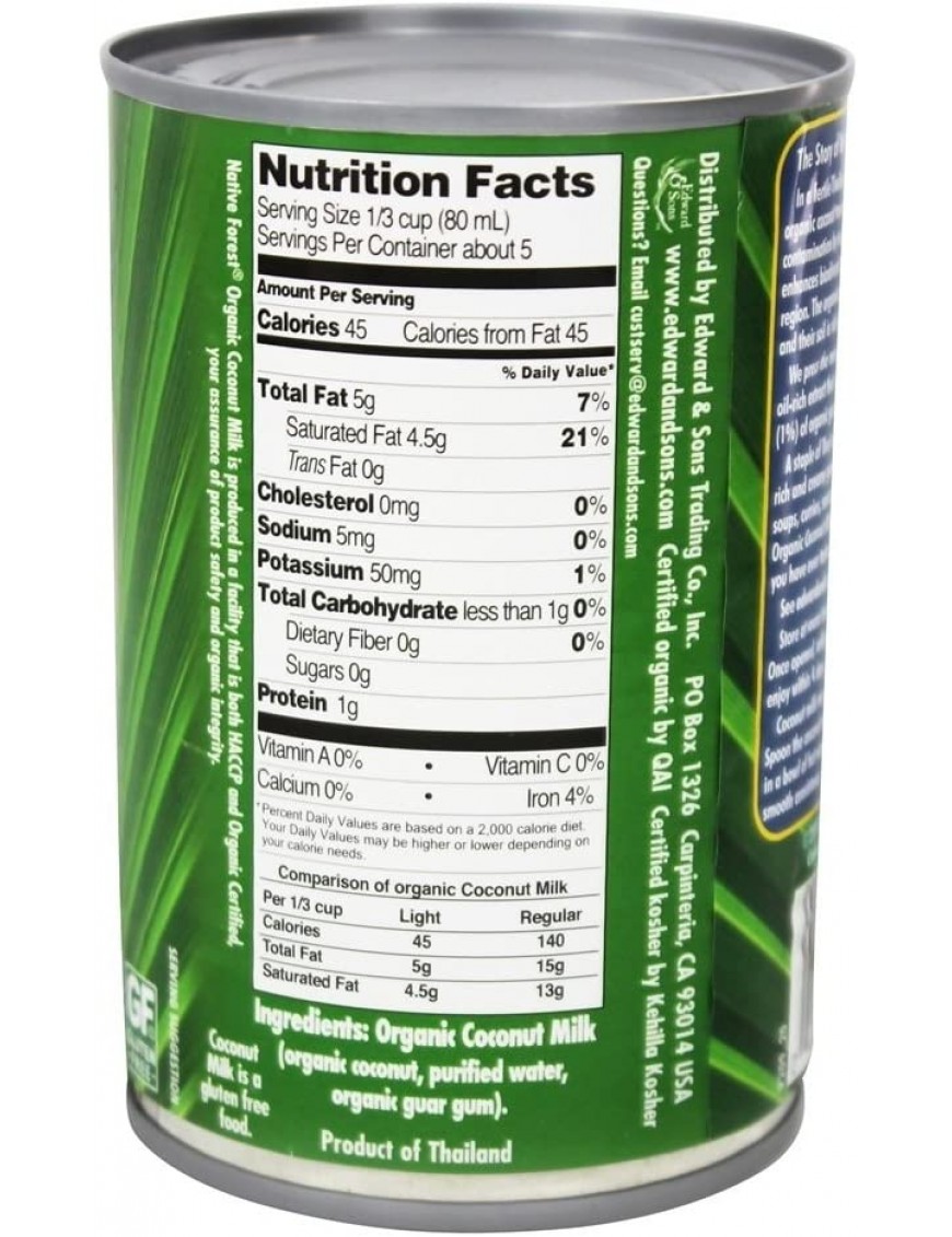 Native Forest Light Coconut Milk (12 Pack)