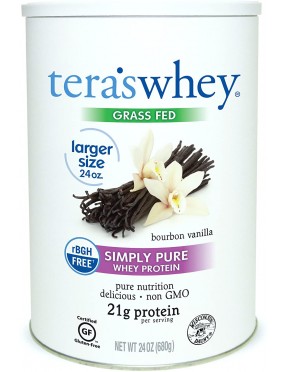 Tera's Whey rBGH Free Whey Protein Bourbon Vanilla (1 Pack)