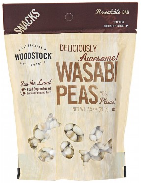 Woodstock Peas Wasabi Natural (8 Pack)