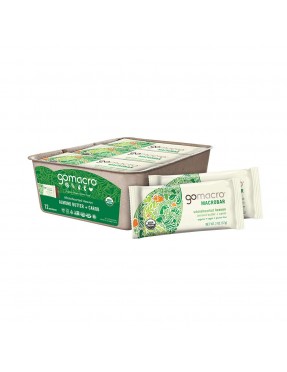 Gomacro Carob Almond Macrobars (12 Pack)