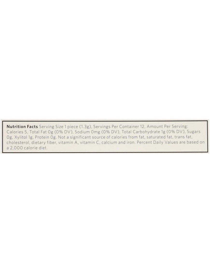 Xylichew Spearmint Gum, Display (24 Pack)