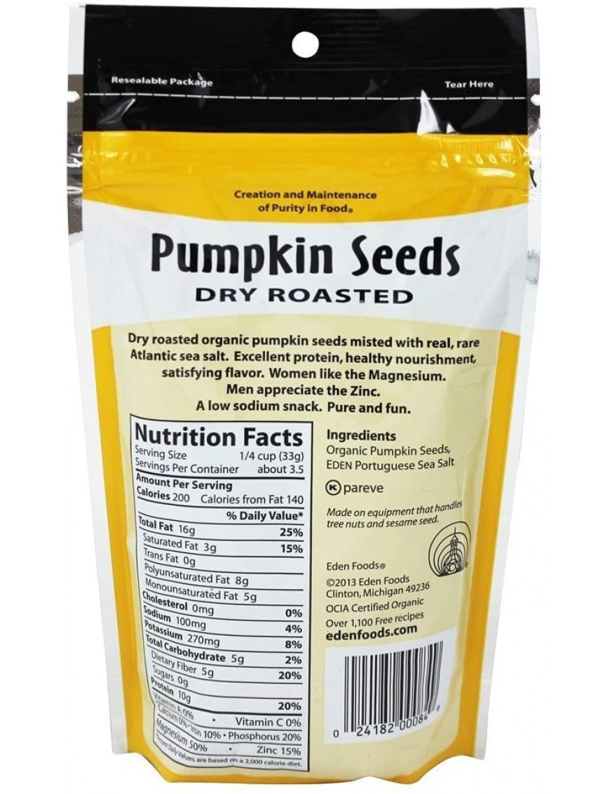 Eden Foods Pumpkin Seeds (15 Pack)