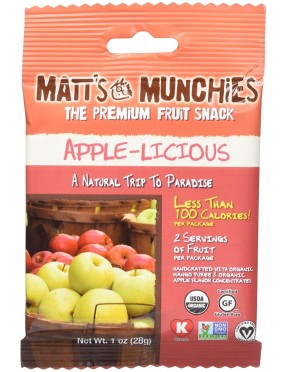 Matt's Munchies Organic Apple-Licious (12 Pack)