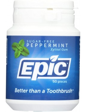 Epic Dental Xylitol Gum Peppermint (1 Pack)