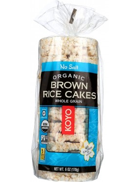 Koyo Foods Plain Rice Cakes No Salt (12 Pack)