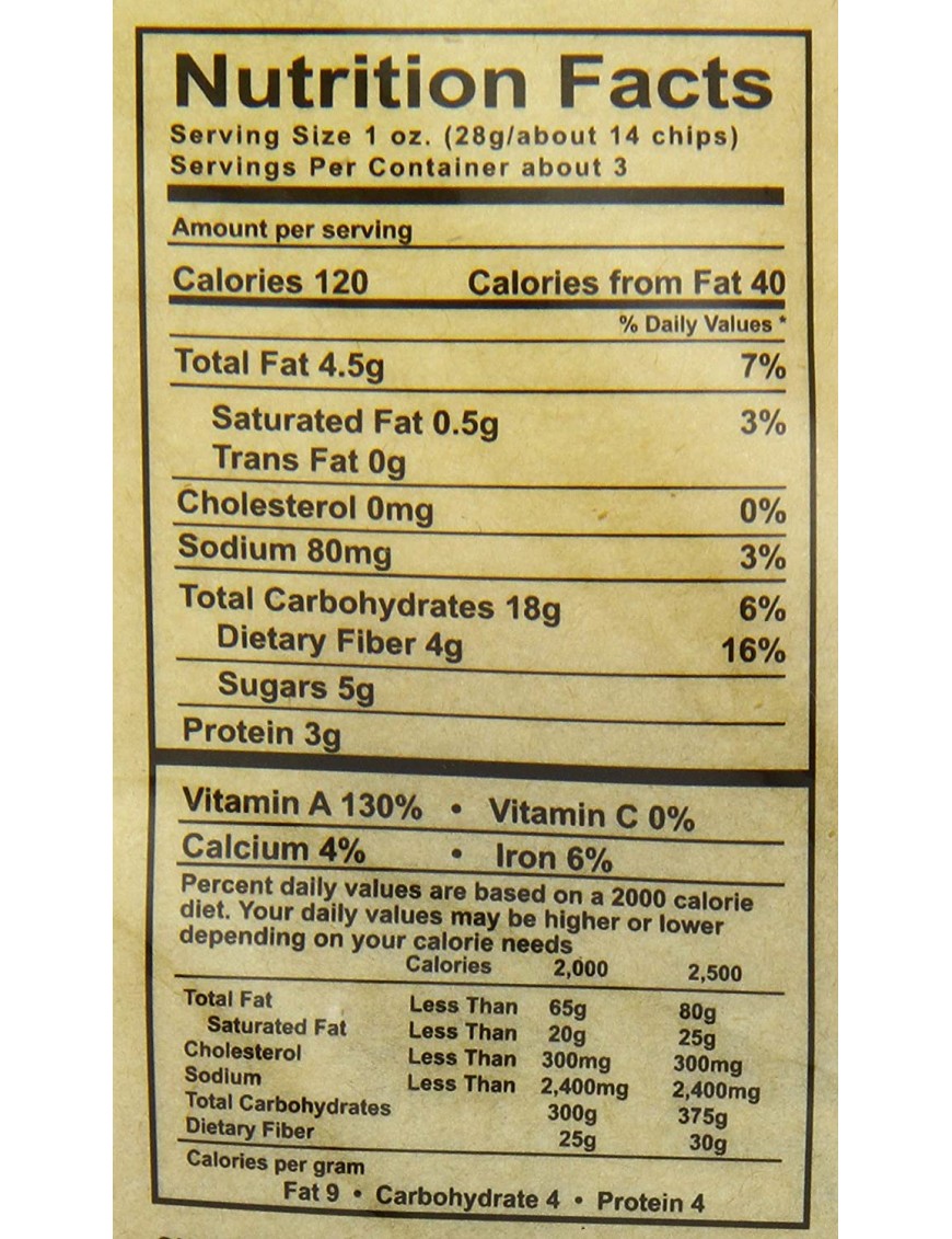Brad's Raw Chips, Sweet Potato (12 Pack)