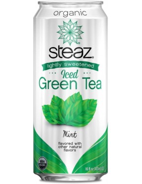 Steaz Energy Mint Iced Green Tea (12 Pack)