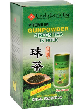 Uncle Lee's Premium Gunpowder Green Tea in Bulk 5.29 Oz