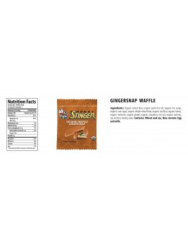 Honey Stinger Gingersnap Waffle (16 Pack)