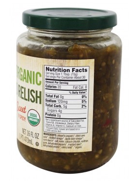 Woodstock Organic Relish Jalapeno (6 Pack)