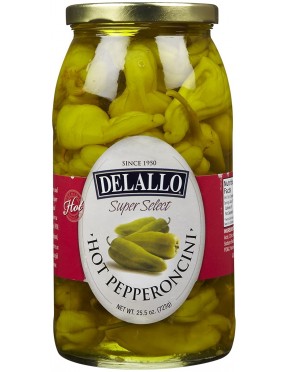 De Lallo Hot Pepperoncini (6 Pack)